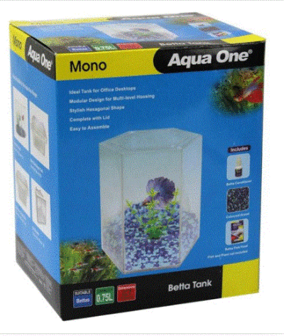 Aqua One Mono Betta Tank in Adelaide